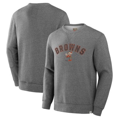 Кофта Cleveland Browns Fanatics Heather Gray Loop Terry