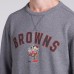 Кофта Cleveland Browns Fanatics Heather Gray Loop Terry