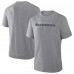 Seattle Seahawks Fanatics Heather Gray Pass Rush Tri-Blend T-Shirt