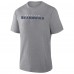 Seattle Seahawks Fanatics Heather Gray Pass Rush Tri-Blend T-Shirt