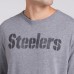 Футболка Pittsburgh Steelers - Heather Gray
