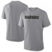 Las Vegas Raiders Fanatics Heather Gray Pass Rush Tri-Blend T-Shirt