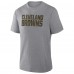 Футболка Cleveland Browns Fanatics Heather Gray Pass Rush Tri-Blend