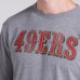 San Francisco 49ers Fanatics Heather Gray Pass Rush Tri-Blend T-Shirt