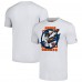 Футболка Rome Odunze Chicago Bears Homage Caricature Player Tri-Blend - Ash