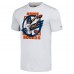 Футболка Rome Odunze Chicago Bears Homage Caricature Player Tri-Blend - Ash