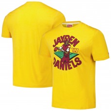 Футболка Jayden Daniels Washington Commanders Homage Caricature Player Tri-Blend - Gold