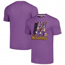 Футболка J.J. McCarthy Minnesota Vikings Homage Caricature Player Tri-Blend - Purple