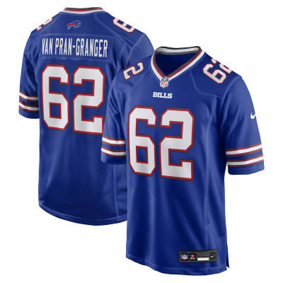 Джерси Buffalo Bills Sedrick Van Pran-Granger Nike Royal Game