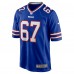 Игровая джерси Travis Clayton Buffalo Bills Nike Game -  Royal