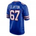 Игровая джерси Travis Clayton Buffalo Bills Nike Game -  Royal