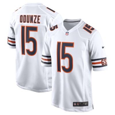 Игровая джерси Chicago Bears Rome Odunze Nike White Game