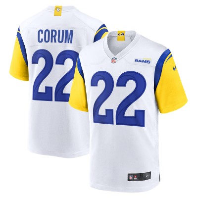 Игровая джерси Blake Corum Los Angeles Rams Nike Game -  White