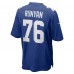 Игровая джерси Jon Runyan New York Giants Nike Team Game -  Royal