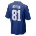 Игровая джерси Miles Boykin New York Giants Nike Team Game -  Royal