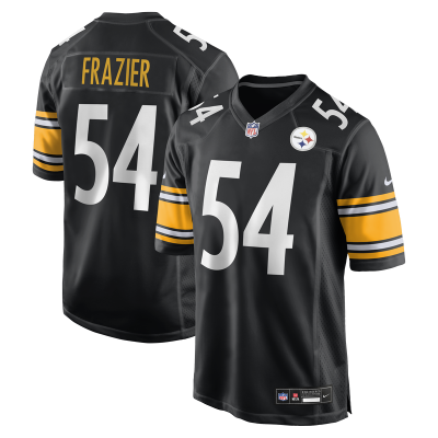 Джерси Pittsburgh Steelers Zach Frazier Nike Black Game