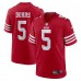 Игровая джерси Joshua Dobbs San Francisco 49ers Nike Team Game -  Scarlet