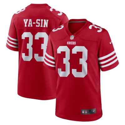 Игровая джерси Rock Ya-Sin San Francisco 49ers Nike Team Game -  Scarlet