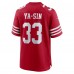 Игровая джерси Rock Ya-Sin San Francisco 49ers Nike Team Game -  Scarlet