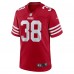 Игровая джерси Kemon Hall San Francisco 49ers Nike Team Game -  Scarlet