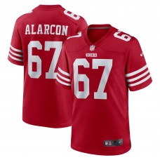 Игровая джерси Isaac Alarcon San Francisco 49ers Nike Team Game -  Scarlet