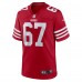 Игровая джерси Isaac Alarcon San Francisco 49ers Nike Team Game -  Scarlet