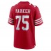 Игровая джерси Brandon Parker San Francisco 49ers Nike Team Game -  Scarlet