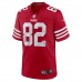 Игровая джерси Eric Saubert San Francisco 49ers Nike Team Game -  Scarlet