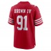 Игровая джерси Earnest Brown IV San Francisco 49ers Nike Team Game -  Scarlet