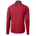 Кофта на короткой молнии Atlanta Falcons Cutter & Buck Adapt Eco Knit Hybrid Recycled Raglan DryTec - Red