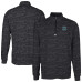 Пуловер Carolina Panthers Cutter & Buck Black Traverse Camo Print Stretch DryTec