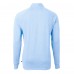 Кофта на короткой молнии Carolina Panthers Cutter & Buck Adapt Eco Knit Raglan - Heather Light Blue