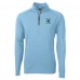 Кофта на короткой молнии Carolina Panthers Cutter & Buck  Adapt Eco Knit Stretch Recycled Raglan DryTec - Light Blue