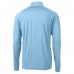 Кофта на короткой молнии Carolina Panthers Cutter & Buck  Adapt Eco Knit Stretch Recycled Raglan DryTec - Light Blue