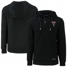 Толстовка на короткой молнии Atlanta Falcons Cutter & Buck Black Roam Eco Recycled
