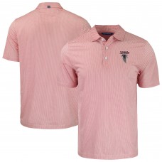 Atlanta Falcons Cutter & Buck Red Pike Eco Symmetry Print Stretch Recycled Polo Atlanta Falcons Cutter & Buck Red Pike Eco Symmetry Print Stretch Recycled Polo
