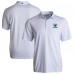 Carolina Panthers Cutter & Buck White Pike Eco Pebble Print Recycled Polo Carolina Panthers Cutter & Buck White Pike Eco Pebble Print Recycled Polo