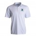 Carolina Panthers Cutter & Buck White Pike Eco Pebble Print Recycled Polo