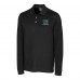 Поло Carolina Panthers Cutter & Buck Advantage Tri-Blend Pique Long Sleeve - Black