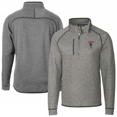 Куртка на короткой молнии Atlanta Falcons Cutter & Buck Heather Gray Mainsail Sweater-Knit