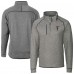 Куртка на короткой молнии Atlanta Falcons Cutter & Buck Heather Gray Mainsail Sweater-Knit