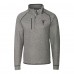 Куртка на короткой молнии Atlanta Falcons Cutter & Buck Heather Gray Mainsail Sweater-Knit