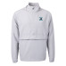 Куртка Carolina Panthers Cutter & Buck Gray Charter Eco Recycled Half-Zip Anorak