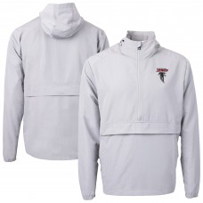 Куртка на короткой молнии Atlanta Falcons Cutter & Buck Gray Charter Eco Recycled Anorak