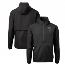 Куртка на короткой молнии Atlanta Falcons Cutter & Buck Black Charter Eco Recycled Anorak
