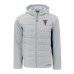 Толстовка на молнии Atlanta Falcons Cutter & Buck Light Gray Evoke Hybrid Eco Softshell Recycled