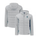 Толстовка Carolina Panthers Cutter & Buck Light Gray Evoke Hybrid Eco Softshell Recycled Full-Zip Jacket Толстовка Carolina Panthers Cutter & Buck Light Gray Evoke Hybrid Eco Softshell Recycled Full-Zip Jacket