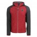 Толстовка Толстовка на молнии Atlanta Falcons Cutter & Buck Heather Red Mainsail Raglan