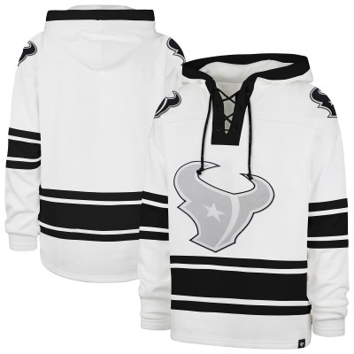 Houston Texans 47 White After Image Superior Lacer with Hood