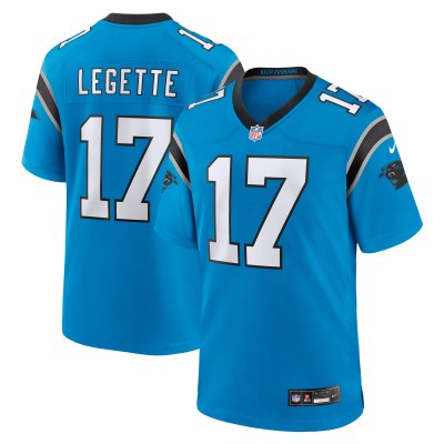 Игровая джерси Xavier Legette Carolina Panthers Nike Alternate Game -  Blue